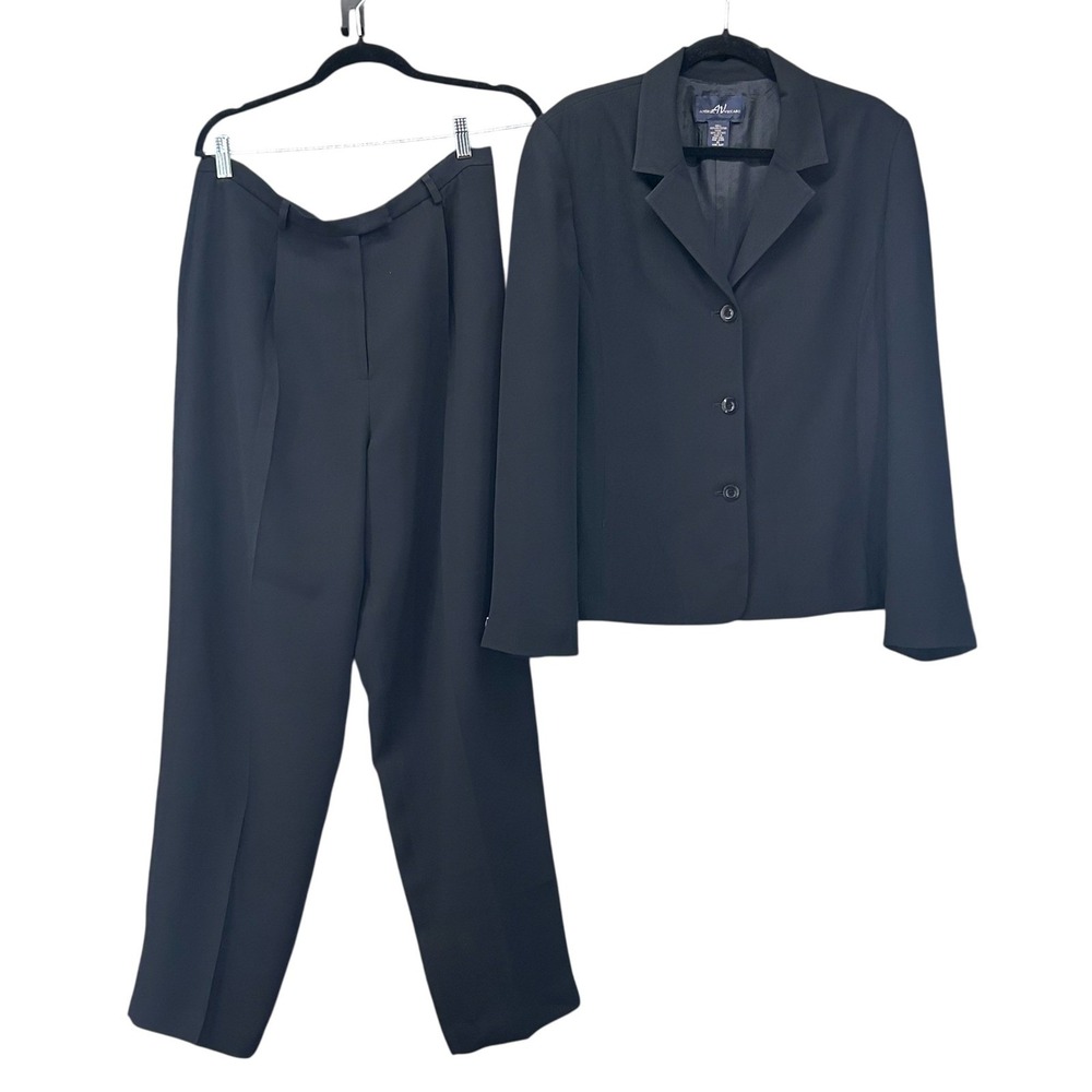 Andrea Viccaro‎ Vintage Pants Suit Black 14